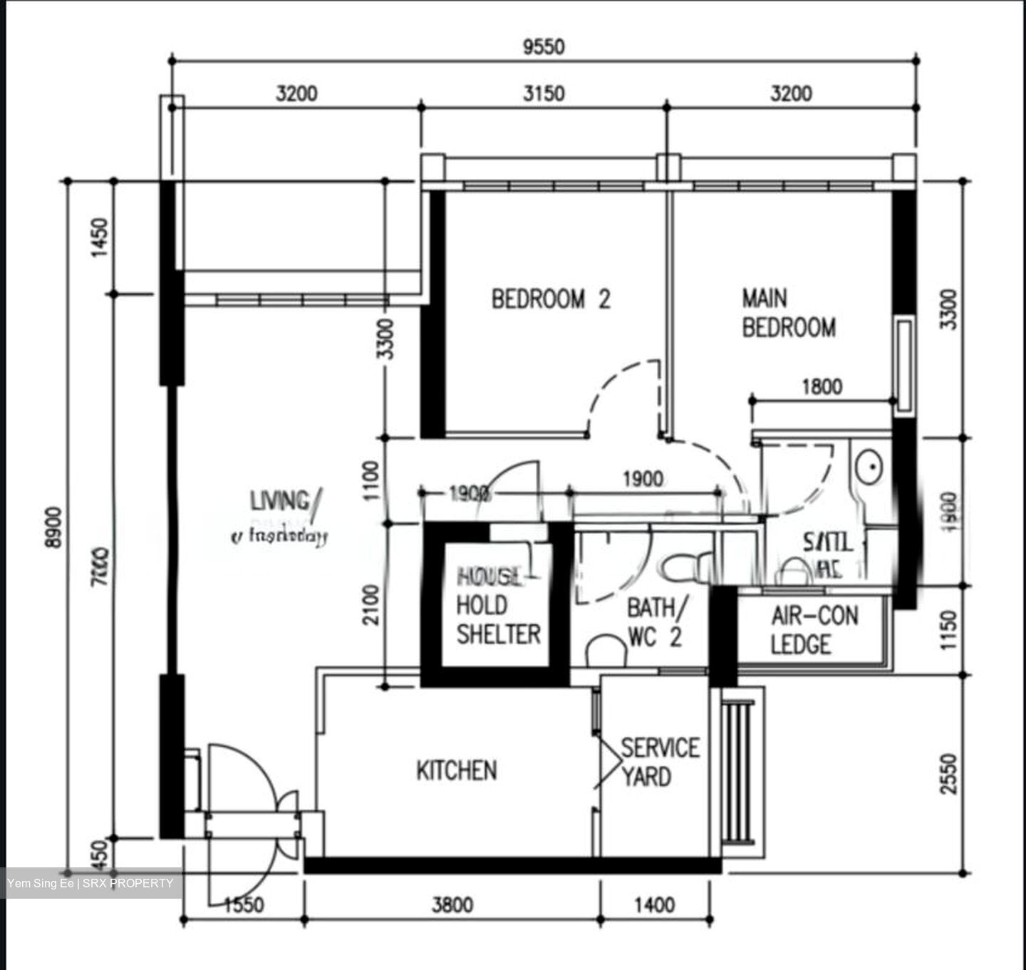 Blk 8B Kallang Trivista (Kallang/Whampoa), HDB 3 Rooms #551847711